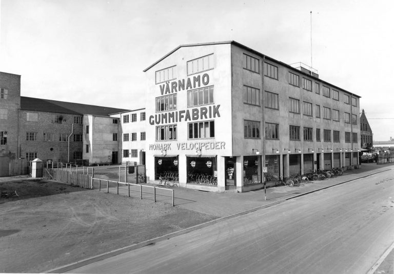 Gummifabriken i Värnamo, tidigt 1900-tal