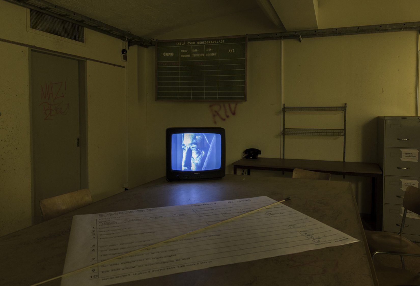 Bild av verket The Blood of Stars av konstnärsduon Raqs Media Collective