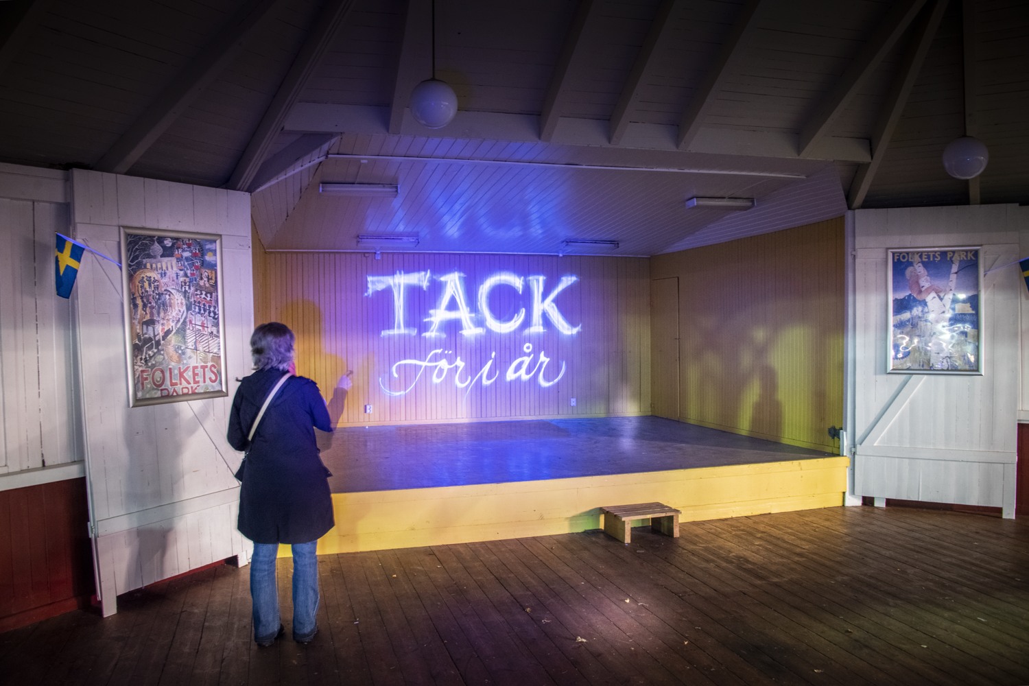 Bild på en parkscen