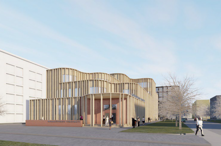 3d-ritning av byggnad