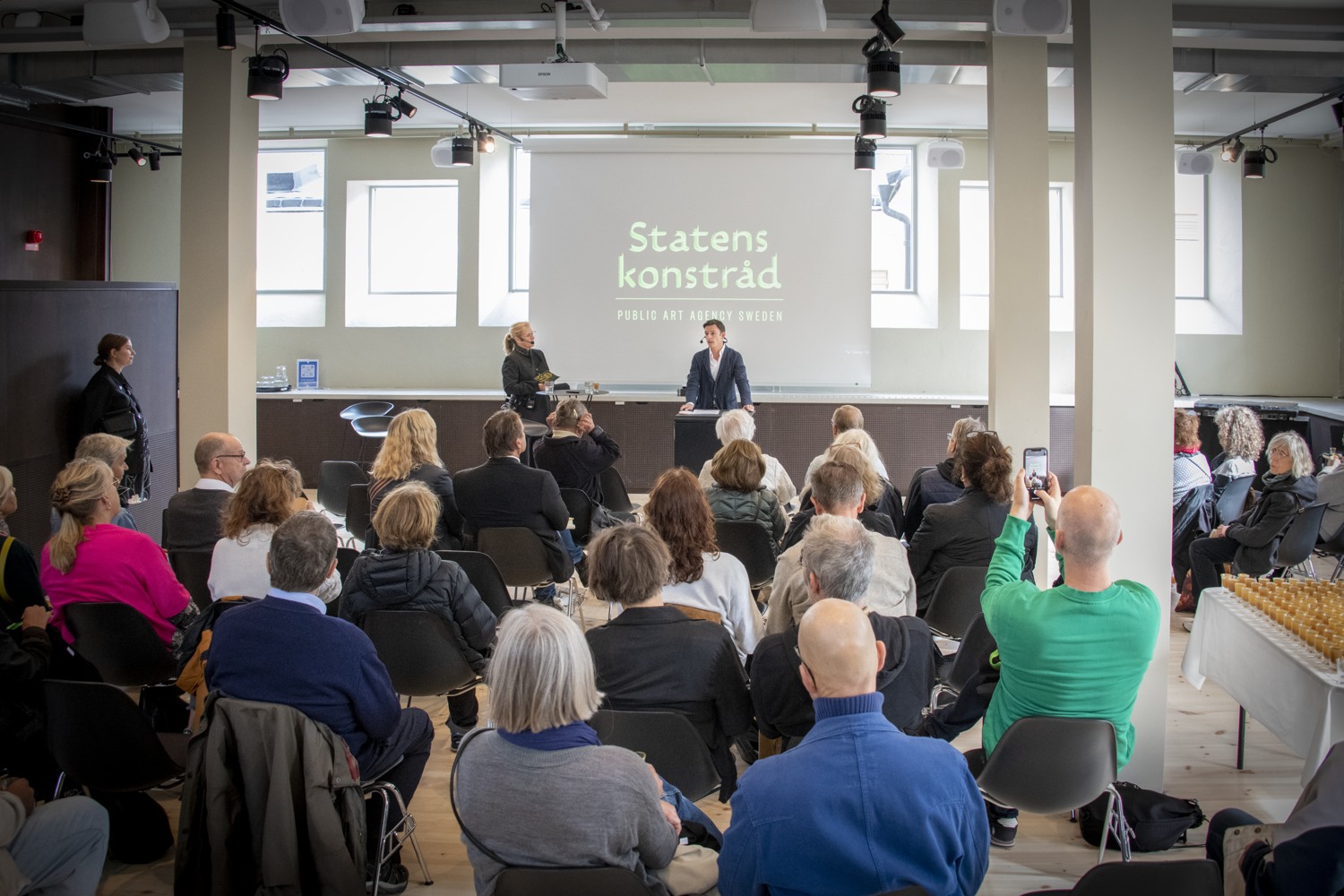 Föreläsare med publik