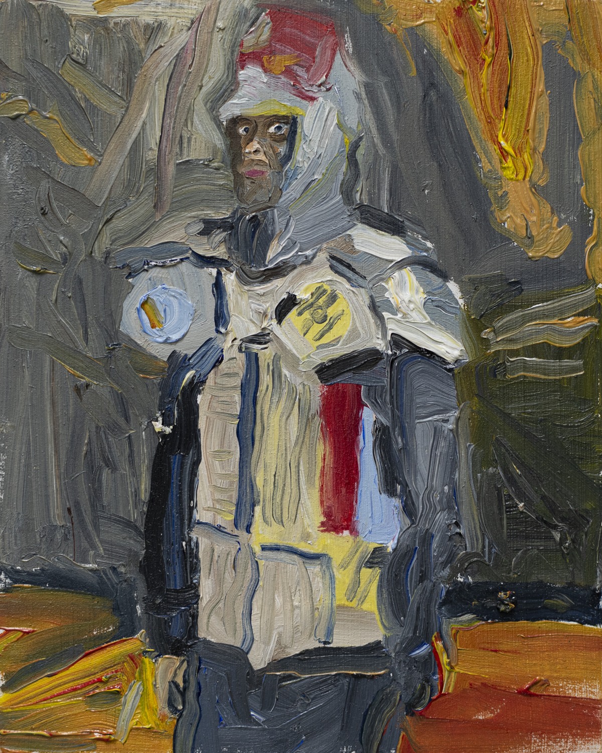 målning av en riddare