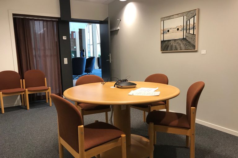 Ett litet kontorsrum