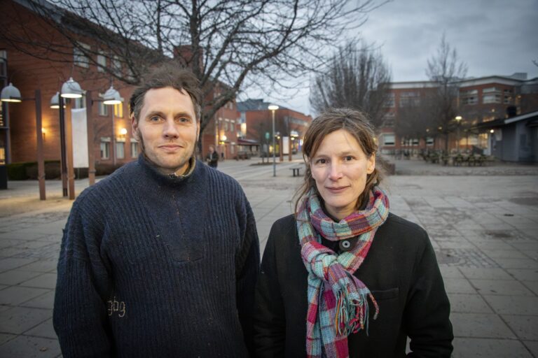 Två personer. Porträtt