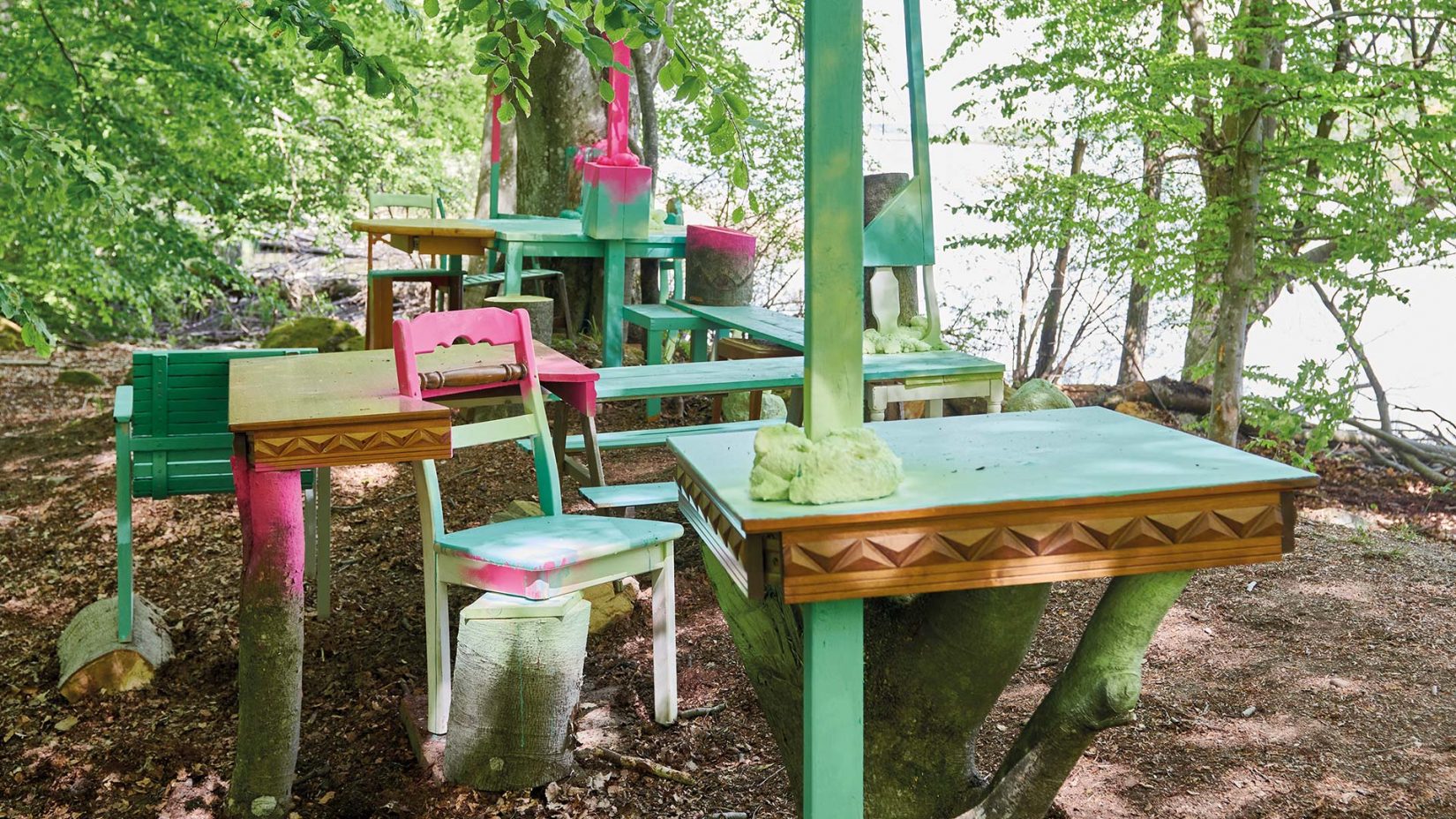 Platsspecifik skiss vid sjön Möckeln.