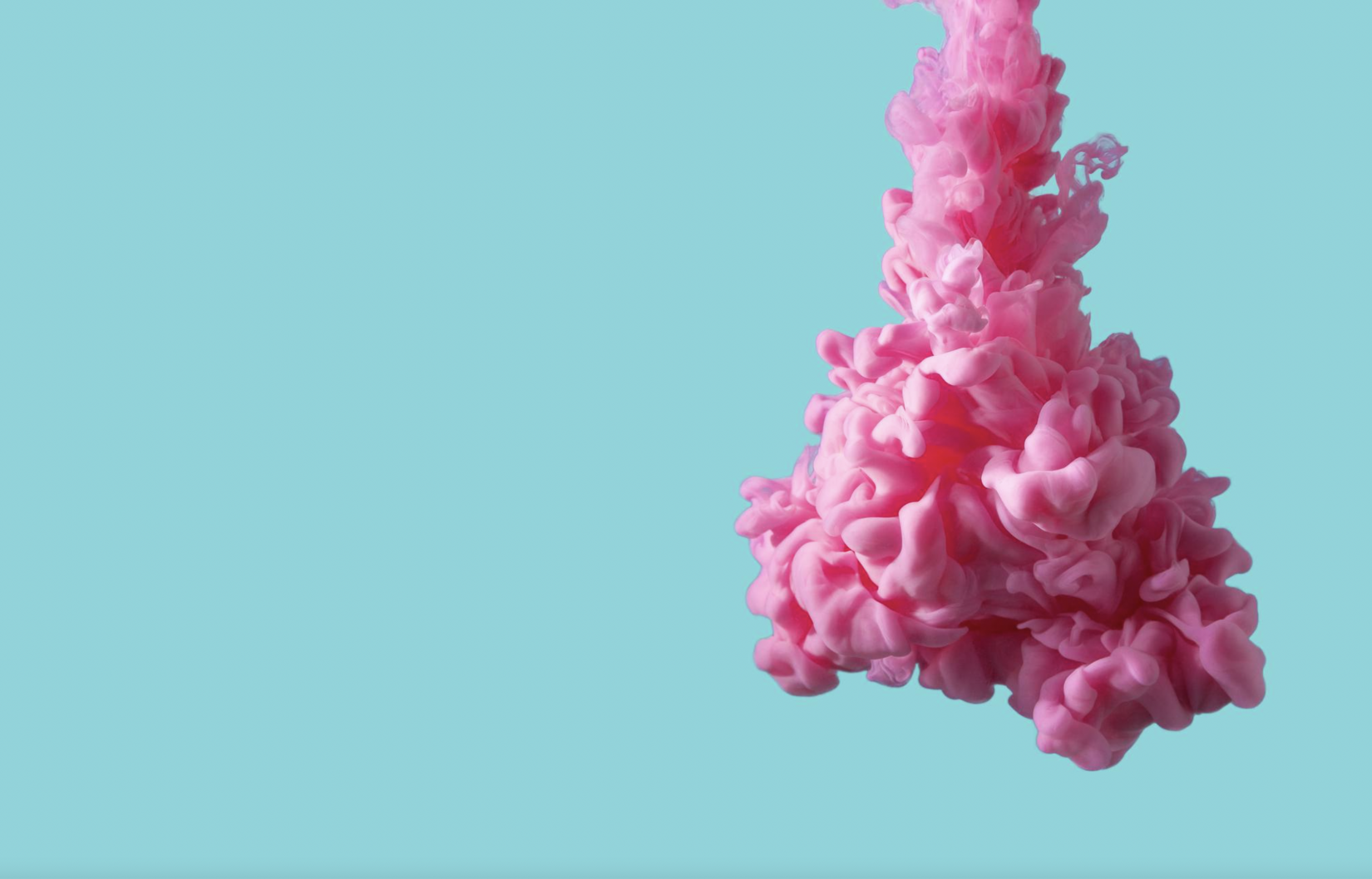 Genre bild för evenemang. Blå bakgrund med ett rosa färg moln som pyser ner på höger kant.