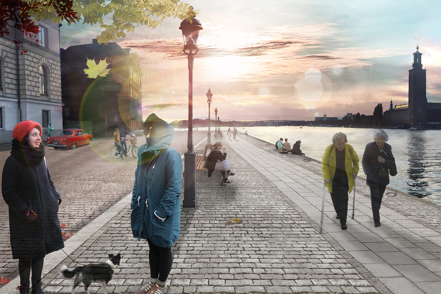 visualisering på en stad